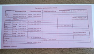 Trainingszeiten2024-2025