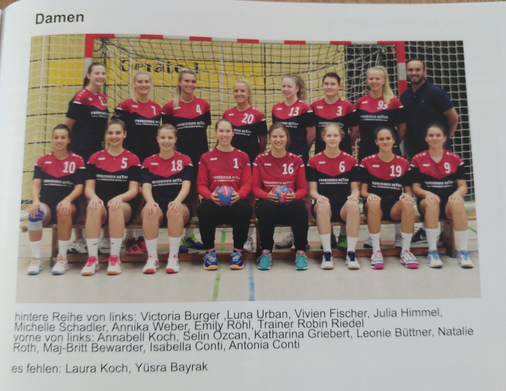 Unsere neue Damenmannschaft